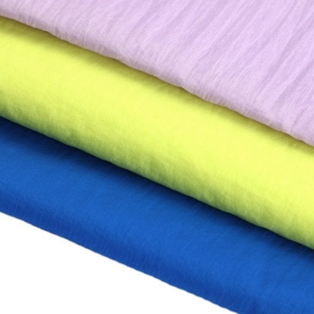 Recycled Nylon Crinkle Taffeta Fabric for Down Jacket and Outdoor — product image 1