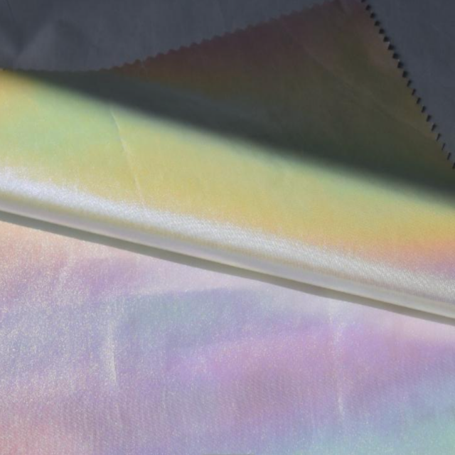 Recycled Polyester High-Elastic Gilded Down Jacket Fabric for Fashion Coat — product image 1