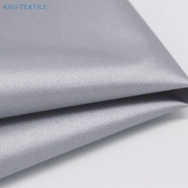 190T Recycled Polyester Taffeta Silver Coated Anti-UV Fabric 60gsm for Car Cover and Outdoor Furniture Cover — product image 1