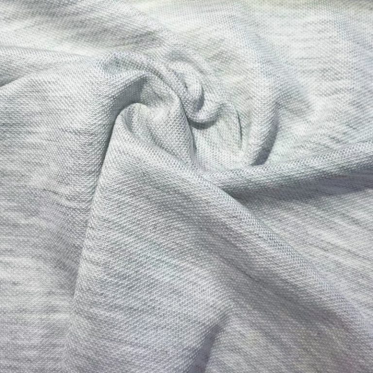 Knitted PLA Pique Fabric 81%PLA 19%Rayon 170gsm Antibacterial Biodegradable for Polo — product image 1