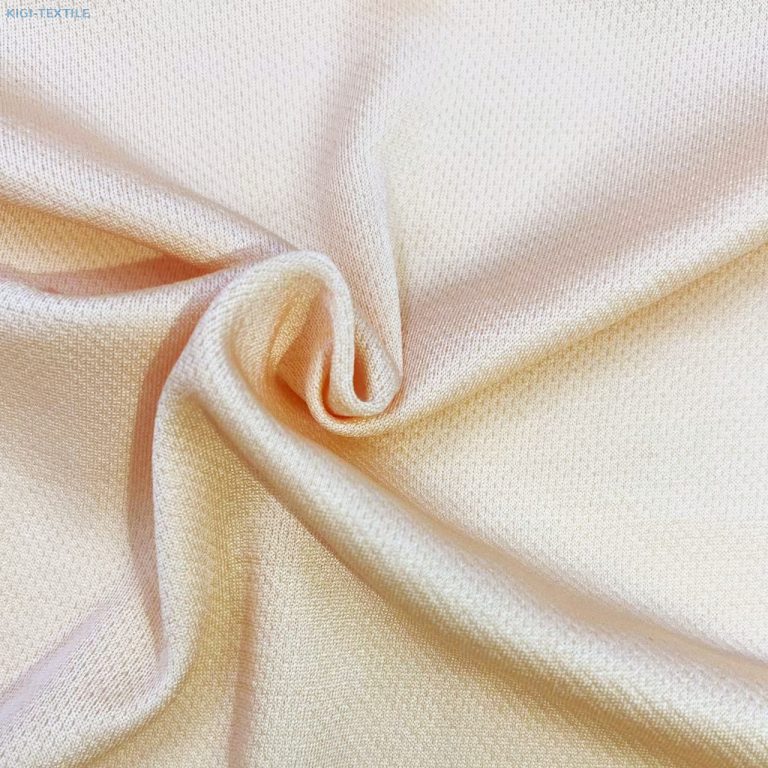 PLA Bird-Eye Mesh Knit Fabric Skin-Friendly Anti-Bacterial Biodegradable for Clothing 145gsm — product image 1