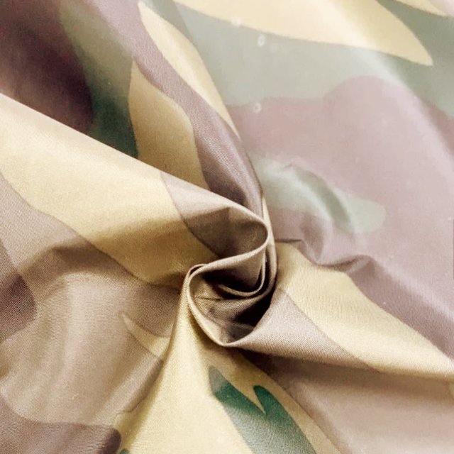 210T Polyester Camouflage Print Taffeta Fabric with PU Coating — product image 1