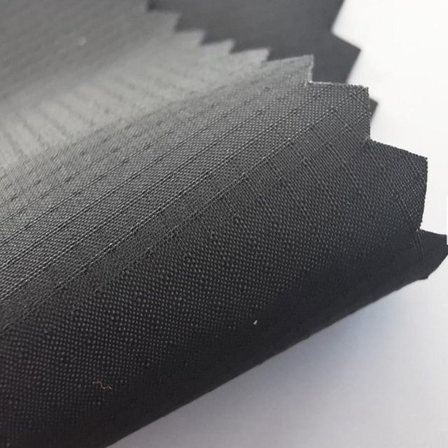 Recycled 20D 400T 0.15 Double-Line Ripstop Polyester Taffeta Fabric for Garment — product image 1