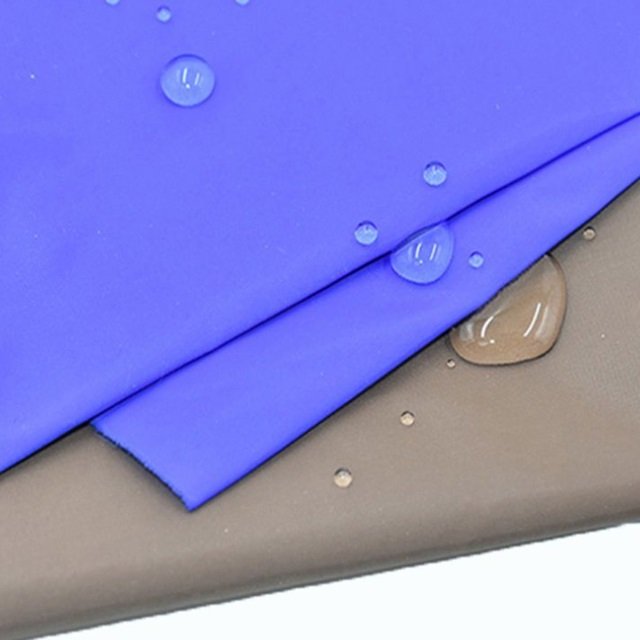 40D 290T Full Dull Nylon Taffeta Double-Side PU Fluorine-Free Rainproof Fabric 55gsm — product image 1