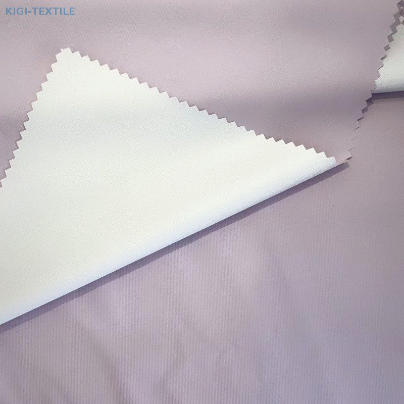 Recycled 30D Polyester Pongee Vertical Stripe TPU White Film Laminated Fabric 75gsm — product image 1