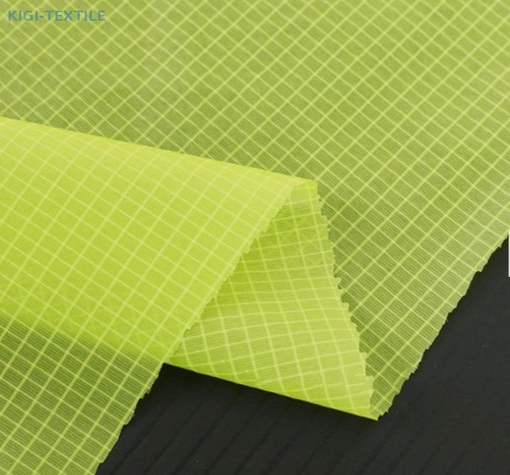 40D 4mm Grid N66 Silicone Nylon Taffeta for  Parachute — product image 1