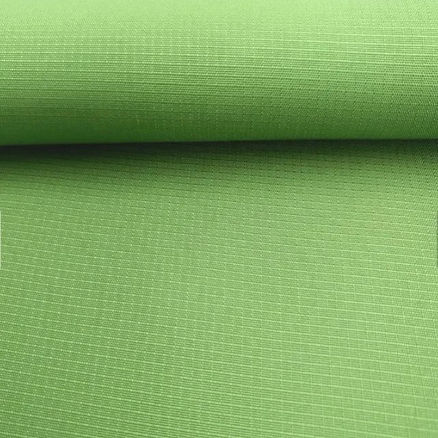 50D 240T Recycled Polyester Diamond Lattice Pongee Waterproof Anti-Static Fabric for School Uniform Jacket Vest 75gsm — product image 1