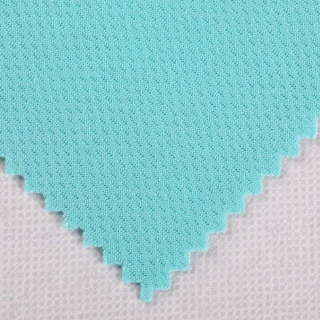 Recycled Polyester Microfiber Bird-Eye Mesh Knit Moisture-Wicking Quick-Dry Fabric for Sportswear 175gsm — product image 1