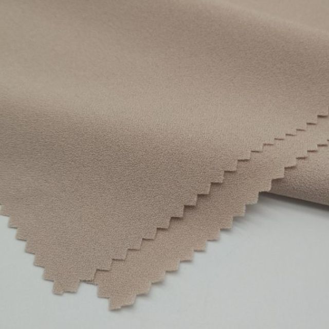 Recycled Polyester Spandex 4-Way Stretch Crepe Fluorine-Free Waterproof Fabric 120gsm — product image 1